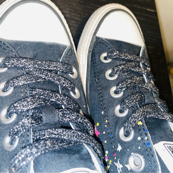 Black Galaxy Converse Chuck Taylor Sz. 5 - Picture 2 of 5